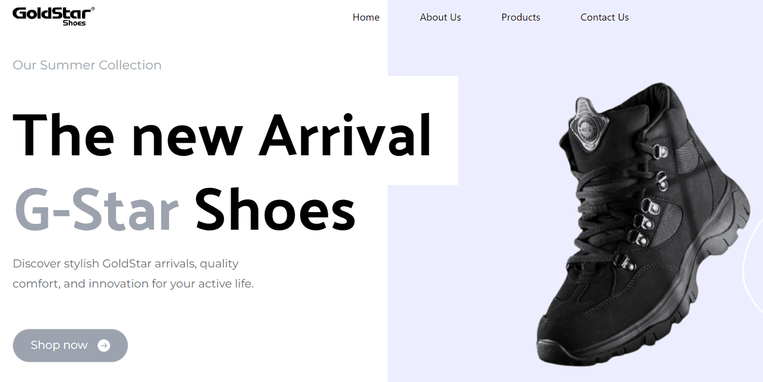 GoldStar Landing Page